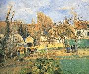 Camille Pissarro Pang plans Schwarz garden oil painting artist
